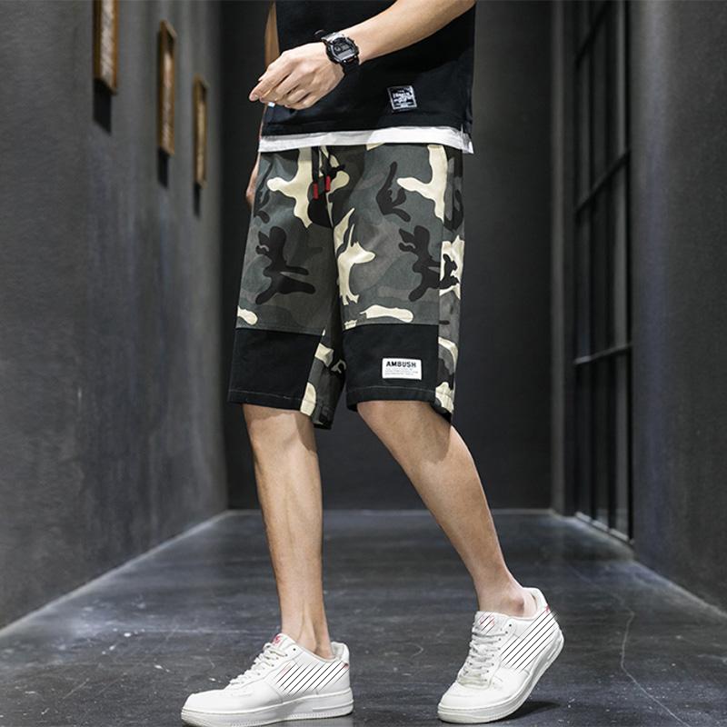 Shorts Men's Summer Trend Cotton Cargo Pants Five-point Pants Loose Large Size Outer Wear Sports Casual Shorts