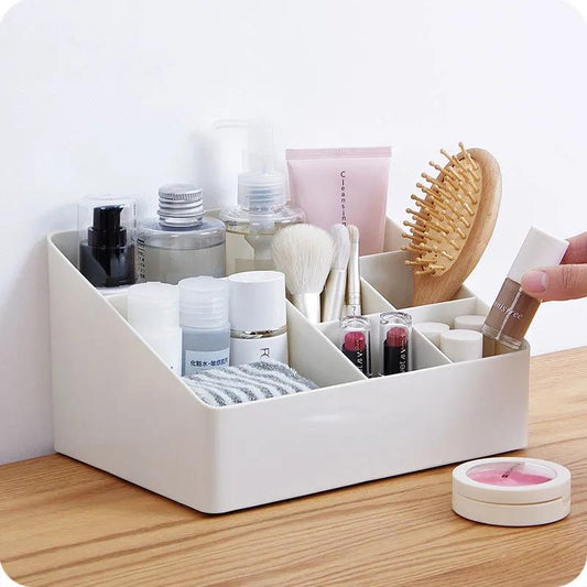 Cosmetic Storage Box, Large Dressing Table, Desktop Drawer, Jewelry Storage Box, Plastic Sorting and Sorting Storage Box