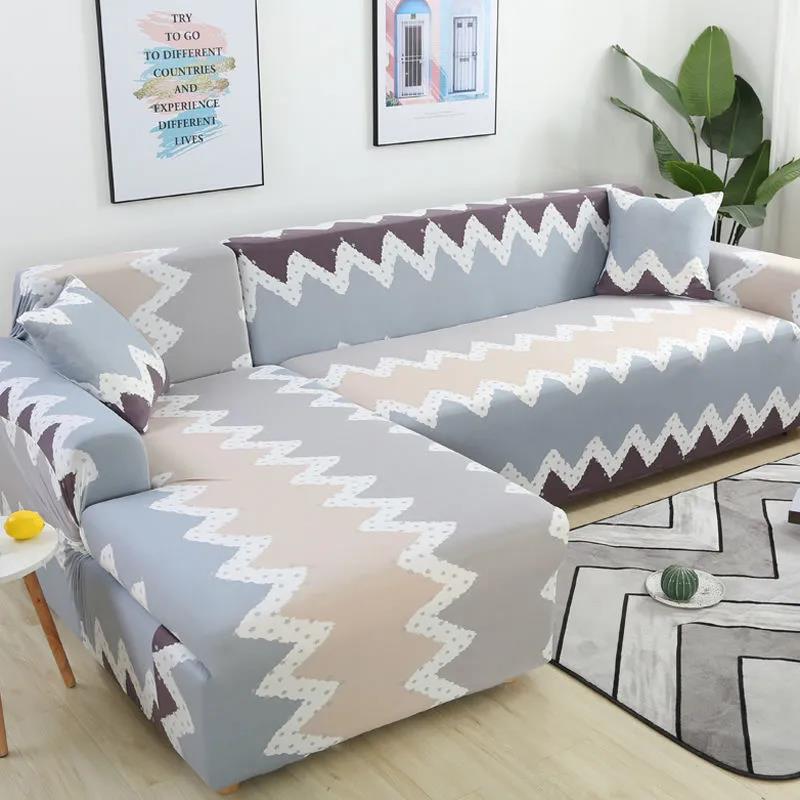 1/2/3/4 L Seater Sofa Cover Slipcovers Stretch Couch Case Printed