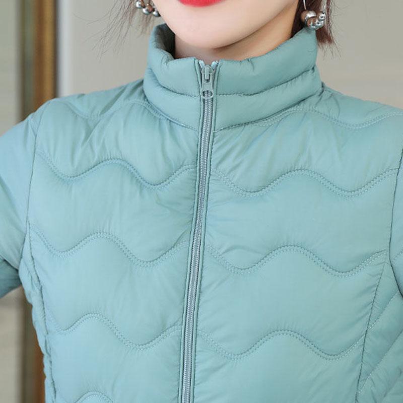 2021 Padded Jacket Women Short Light and Thin Winter Korean Style Slim Small Padded Jacket Plus Size Ladies Padded Jacket