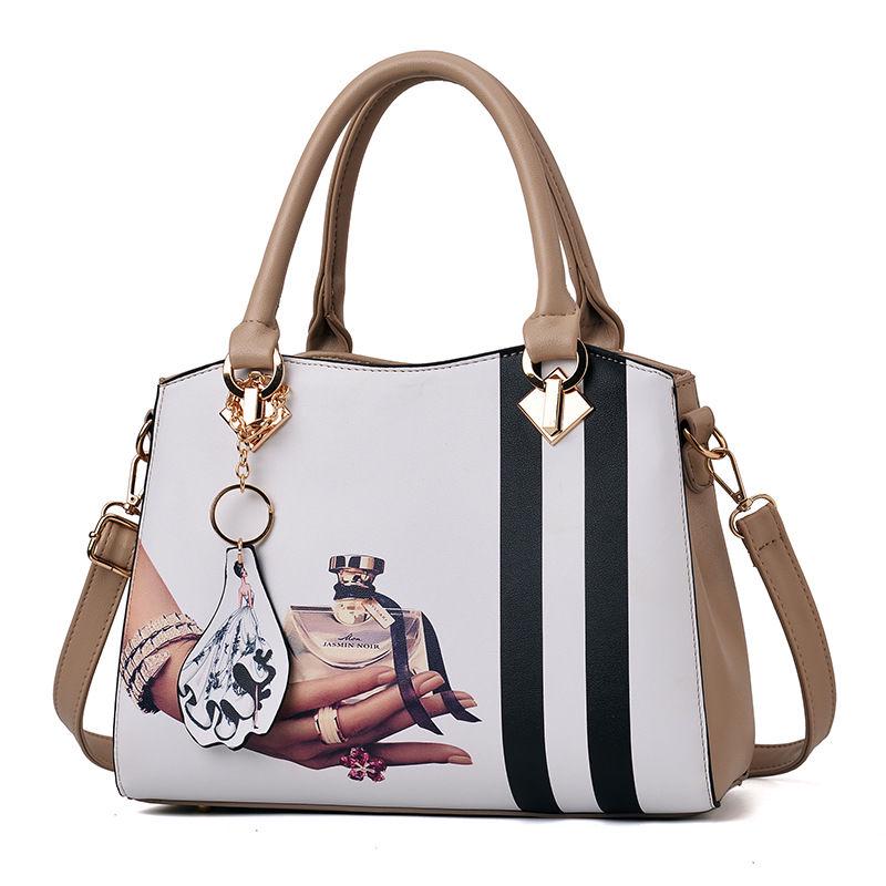 European and American style Shoulder Handbag Trendy wild Woman bag Patent leather bag Big capacity