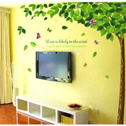 removable garden shades Warm living room bedroom TV sofa background decorative wall stickers