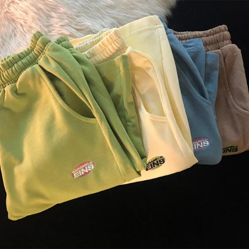 Sports Shorts Five-point Pants Women's Summer Candy Color Loose Running Outside Wear Sports Casual Pants Tide