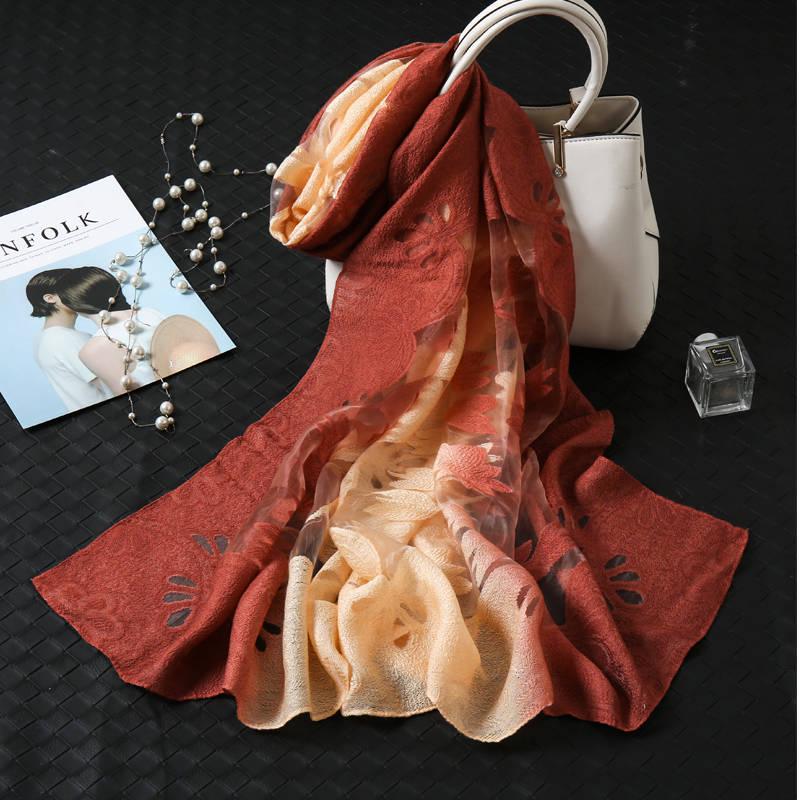 Chiffon Scarf Women's Long Wraps and Shawls Lady Scarves Plus Size Bandana Hijab Stoles