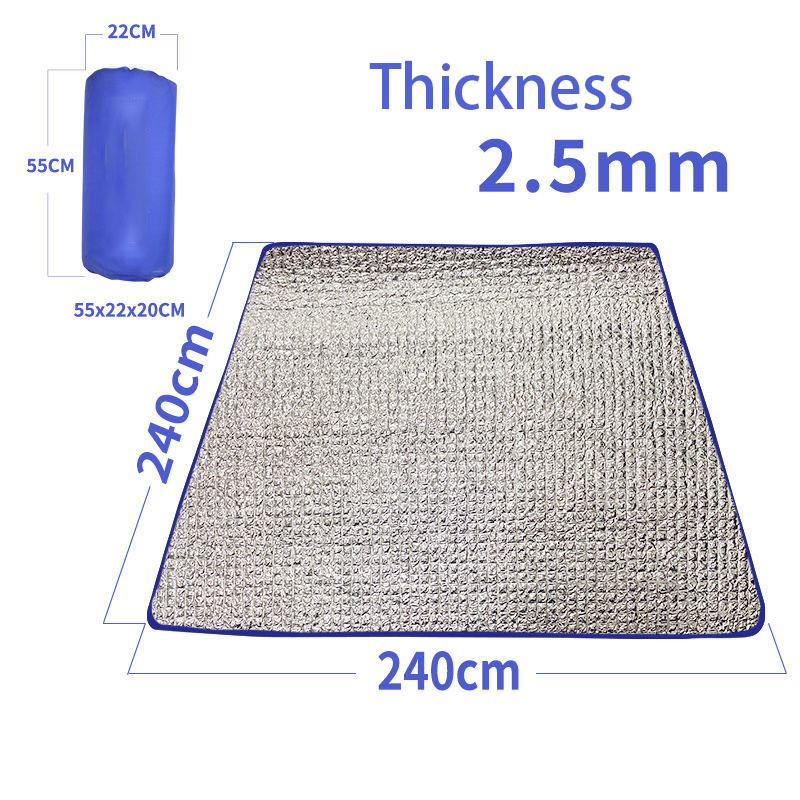 Moisture-proof Mat Outdoor Portable Waterproof Lawn Picnic Household Tent Aluminum Film Single Dormitory Sleeping Mat Floor Mat