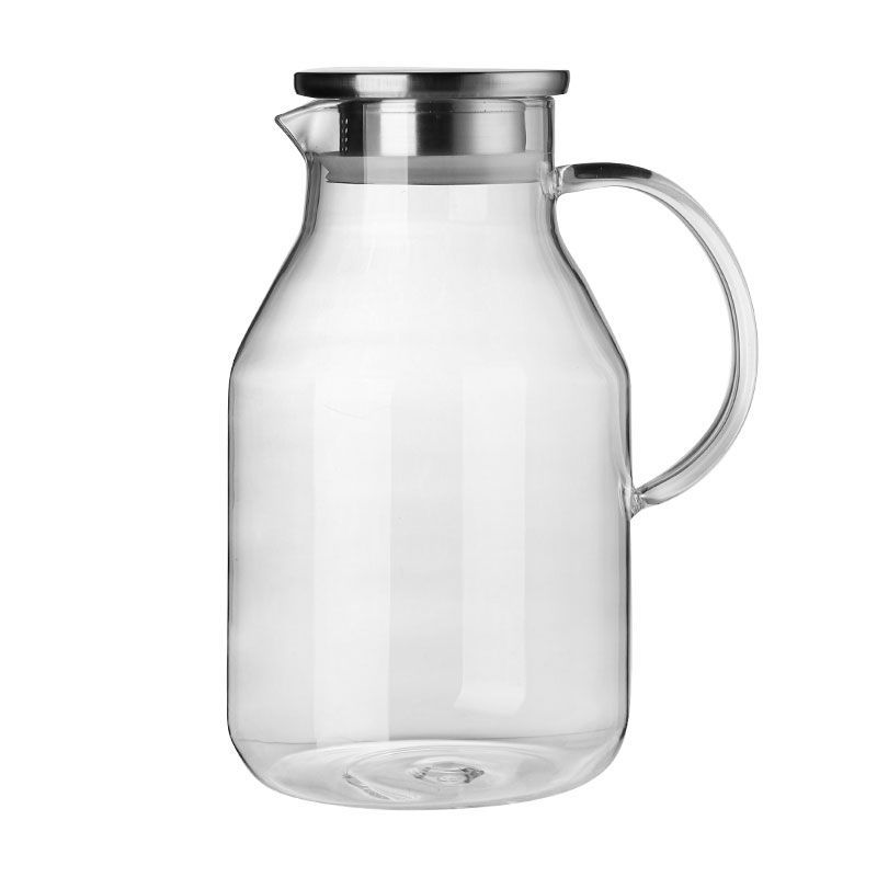 Cold Kettle Glass Kettle High Temperature Resistant Cold Water Cup Household Teapot Cool White Water Bottle Set Large Capacity