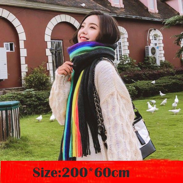 Cotton Scarf Women Winter Linen + Cotton Pashmina Scarf Solid Multi-purpose All-match Shawl Long Scarf