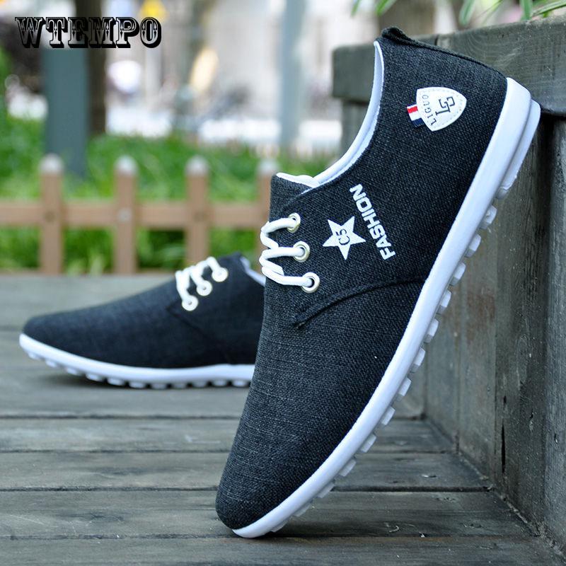 Men Loafers  Outdoor Casual Light Soft Lace Up Flat Causual Shoes