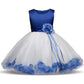 Flower Christmas Girl Dress Wedding Princess Tutu Party Events Dresses for Teenage Girl Dress Ceremonies Kids Children Clothes