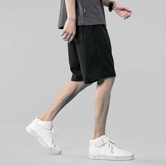 Ice Silk Thin Men's Shorts Summer Loose Sports Trend Casual Five-point Pants