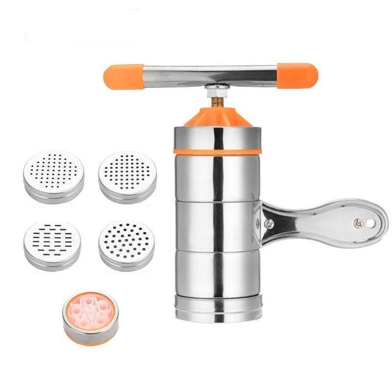 Manual Noodle Maker Household Stainless Steel Noodle Pressing Machine Multi-function Hand Noodle Squeezing