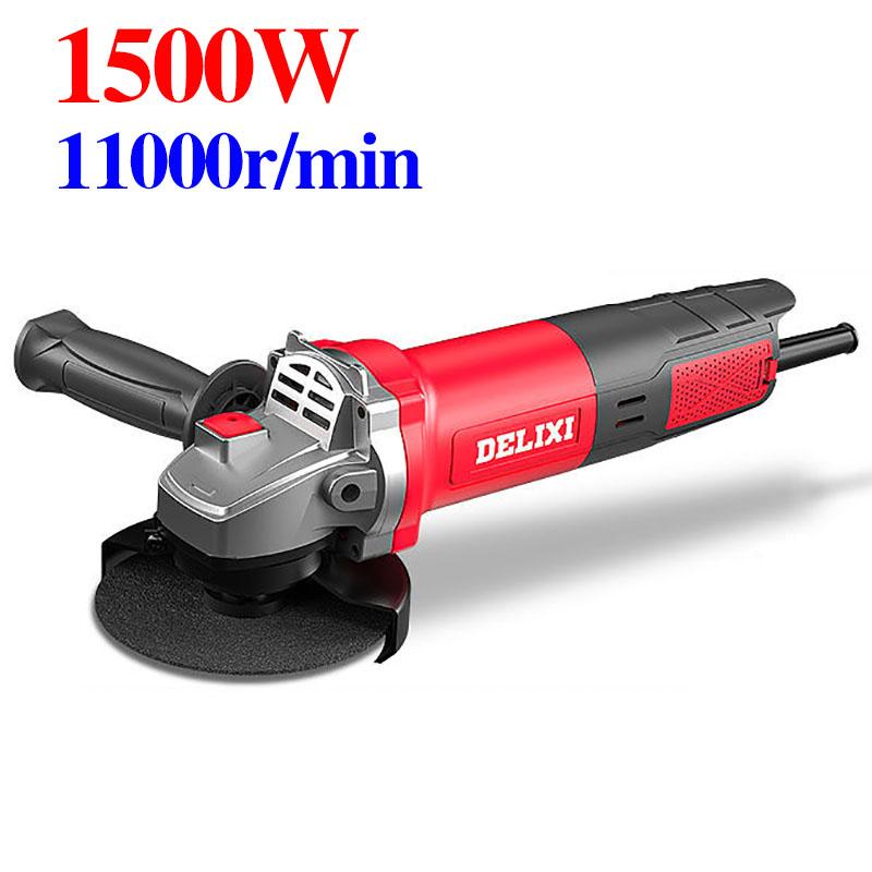 1500W Household Hand-held Angle Grinder Set Wired Polishing Machine Cutter Multi-function Electric Grinder