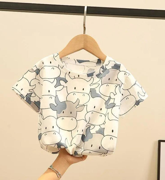 Boys' T-shirts Children's Clothing Summer Clothes Children's Short-sleeved T-shirts Children's 2 Years Old Thin Top