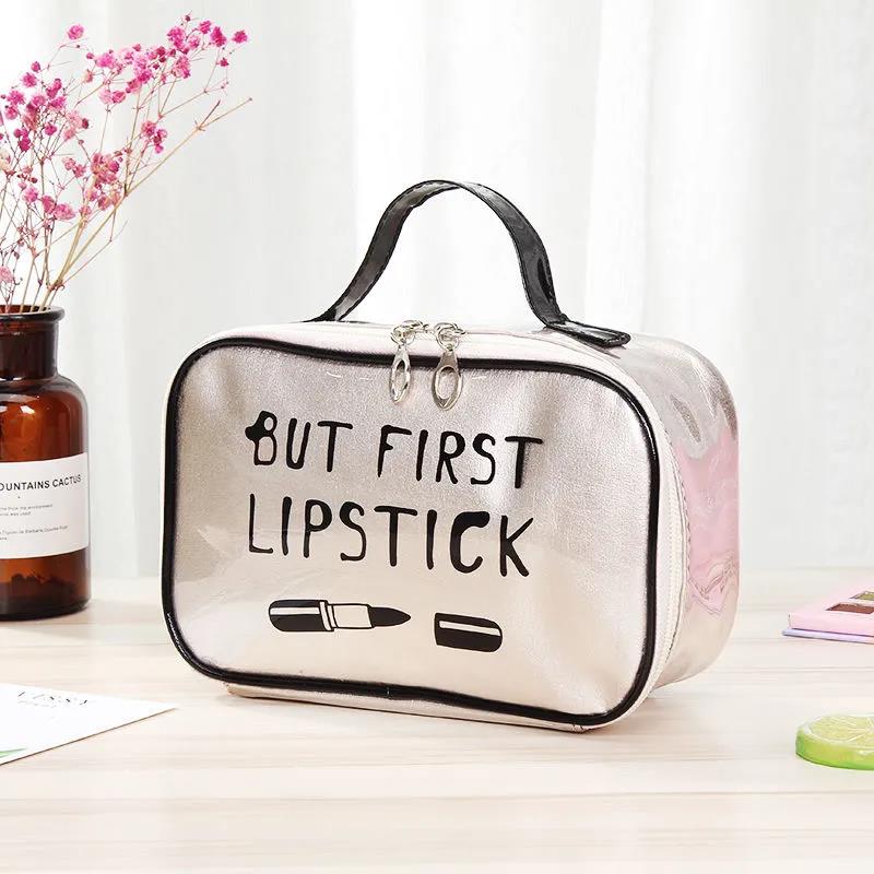 Women Portable Travel Wash Bag Female Transparent Waterproof Makeup Storage Pouch Large Capacity Cosmetic Organizer Beauty Case