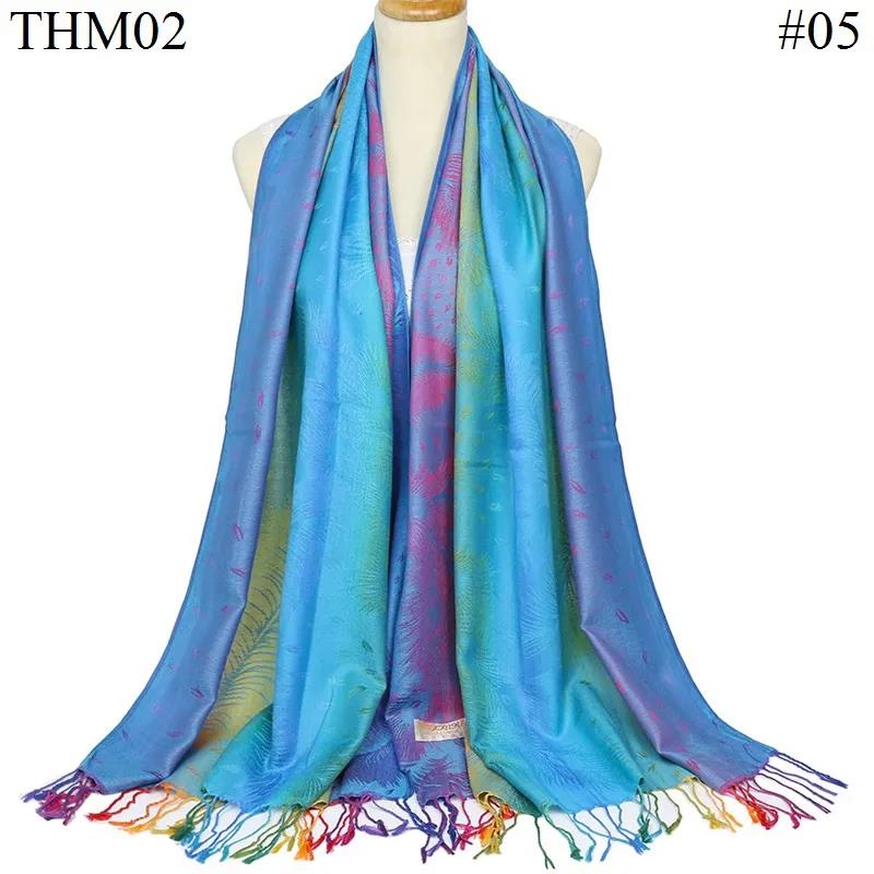 Warm and Thick Ethnic Scarf Sunscreen Shawl All-match Autumn and Winter Big Scarf Women's Dual-use Versatile Shawl Silk Scarf