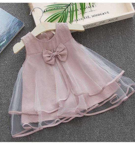 Cute Girls Dress New Summer Girls Dresses Fancy Flower Princess Dress Toddler Tutu Baby Girls Tulle Dress Casual Wear