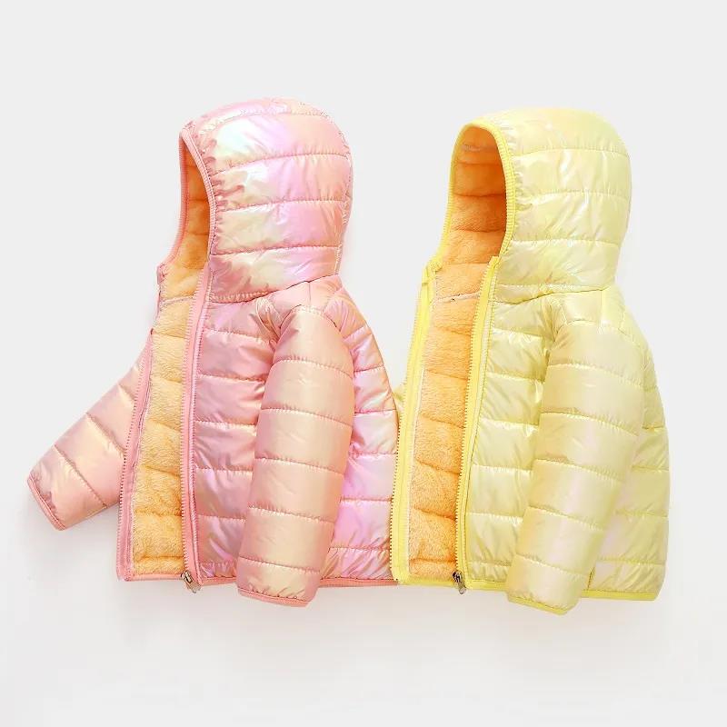 2021 New Fashion Children Jacket Outerwear Boy and Girl Autumn Warm Down Hooded Coat Teenage Parka Kids Winter Jacket