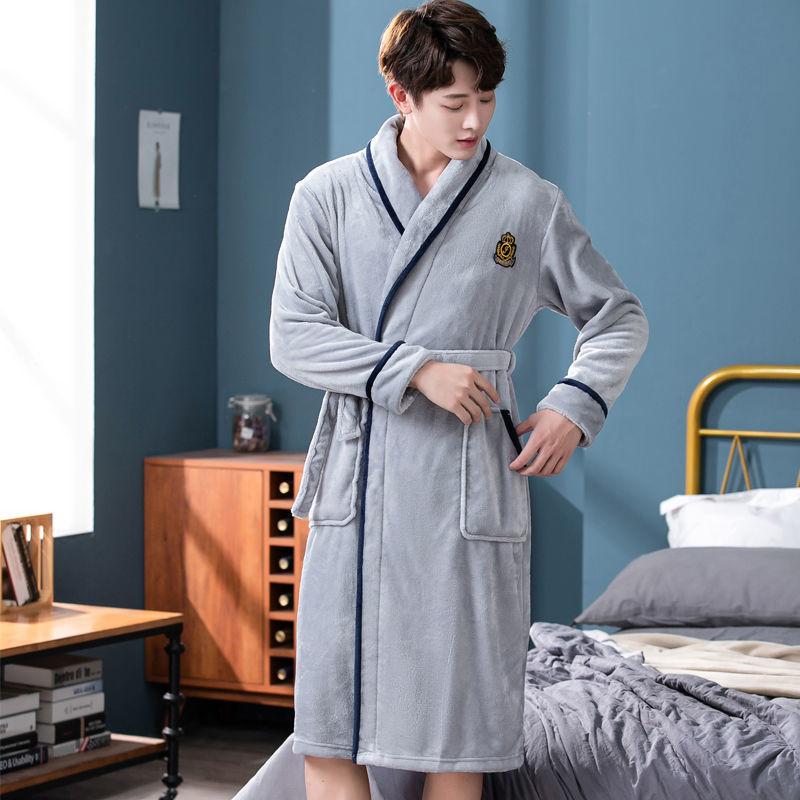 Men's Pajamas Autumn and Winter Pajamas New Flannel Fashion Home Wear Plus Size Pajamas