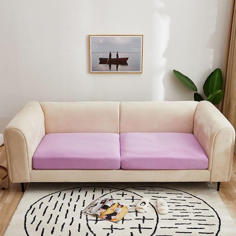 Solid Color Stretch Sofa Seat Cushion Cover Sofa Covers for Living Room Removable Elastic Seat Chair Cover Furniture Protector