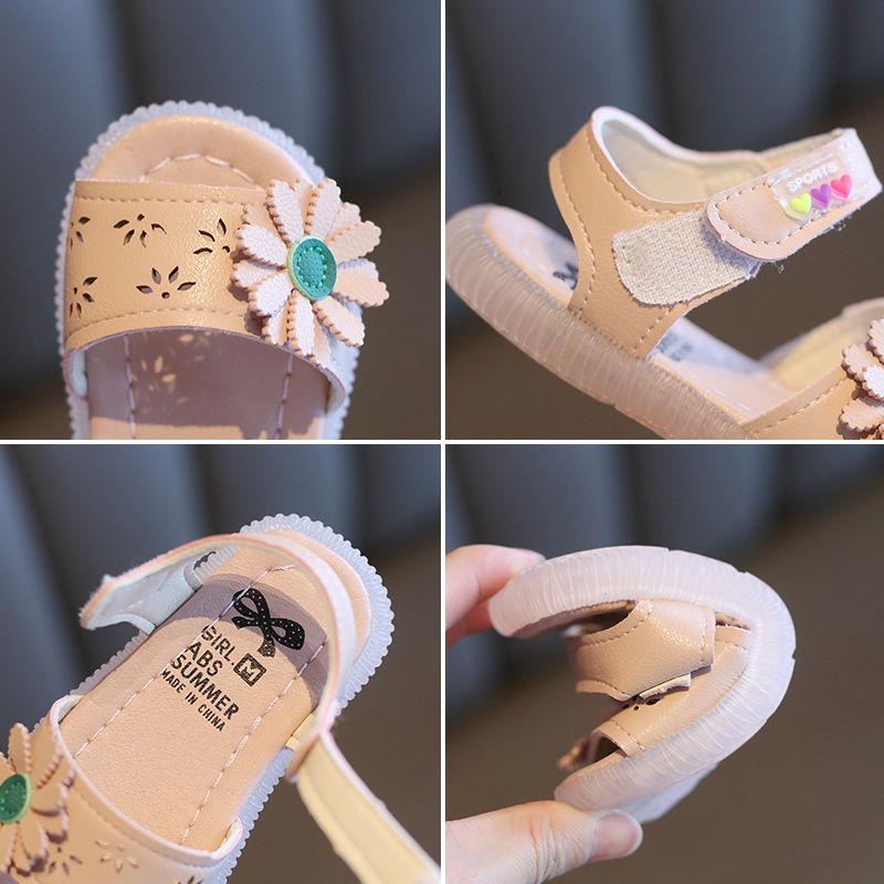 Girls Sandals Princess Shoes Little Princess Summer Baby Sandals Female Toddler Shoes Soft Sole Little Girl Sandals Baby Sandals