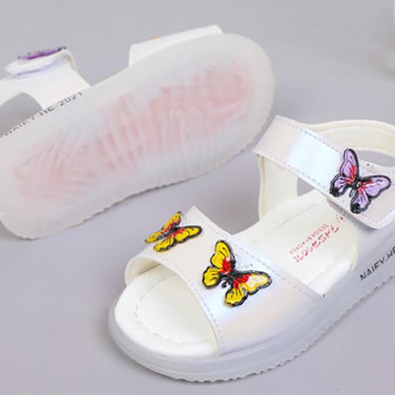 Girls' Sandals In Summer Little Princess Sandals Baby Shoes Little Girl Children's Soft Sole Non Slip Casual Sandals