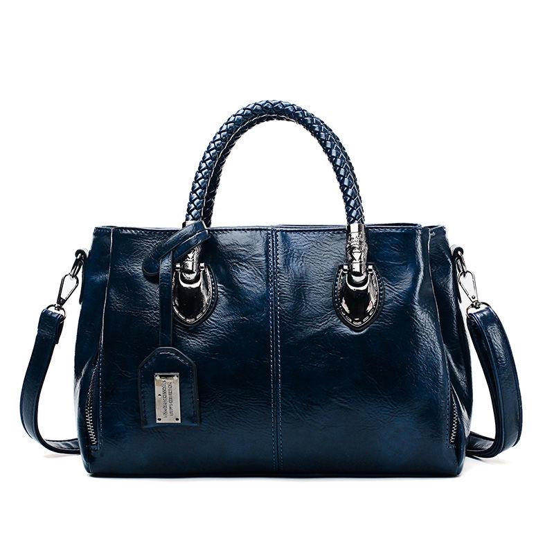 Shoulder Handbag Trendy wild Woman bag Patent leather bag Big capacity European and American style