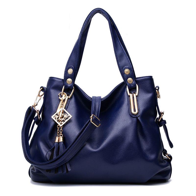 European and American style Shoulder Handbag Trendy wild Woman bag Patent leather bag Big capacity