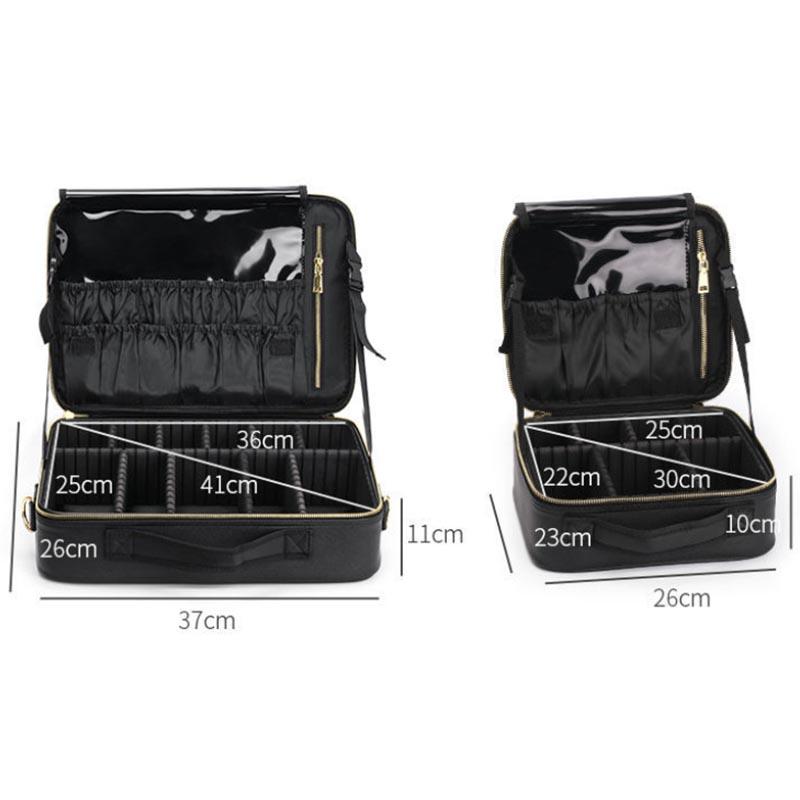 Cosmetic Bag White Cosmetic Storage Bag Portable Portable Out Tool Box