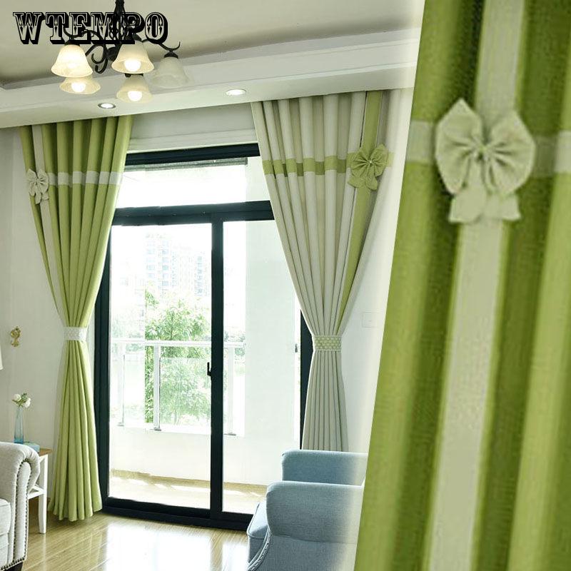 WTEMPO Window Curtain Fashion Printed Washable Cuartain Home Texitle Curtain bedroom living room