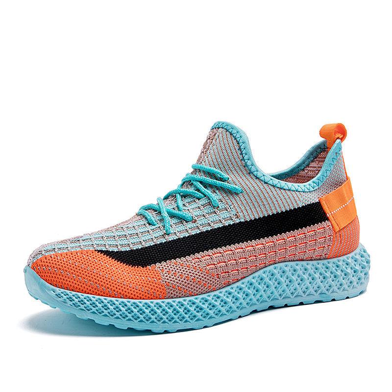 Fashion Trend Women All-match Student Sports Shoes Sports Shoes Flying Mesh Single Shoes Women's Casual