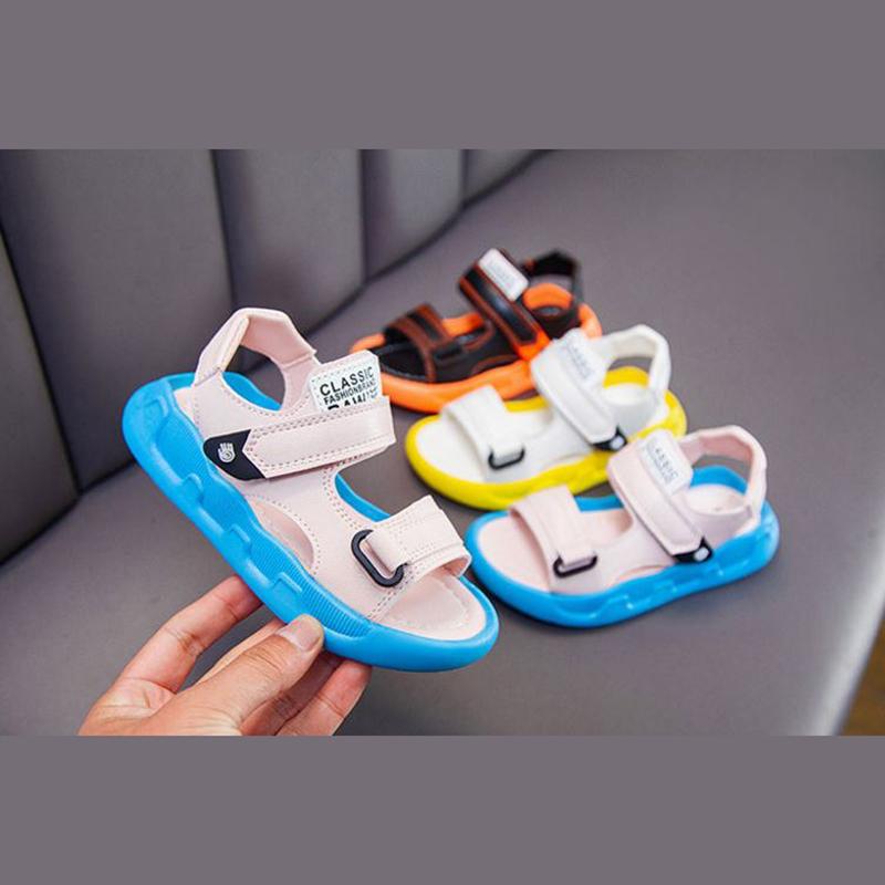 Boys and Girls Sandals Summer Children’s Beach Sandals Big Children’s Soft-soled Baby Shoes  Sports Sandals  Lightweight  Breathable