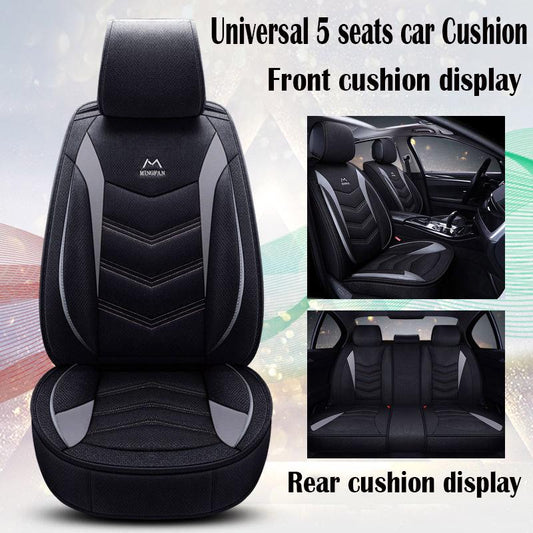 car seat cover Waterproof Car Seat Cover Universal Leather 5 set Auto Seat Cushion 5 seats Universal