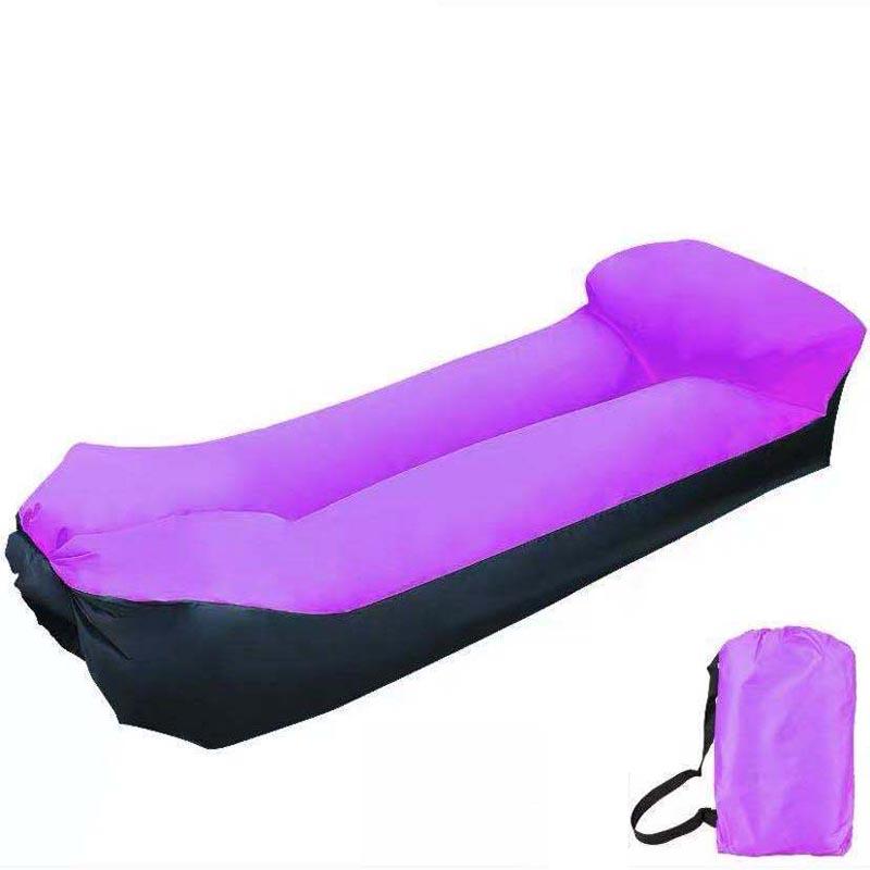 Portable Outdoor Lazy Inflatable Sofa Camping Inflatable Bed Park Air Bed Sleeping Pad