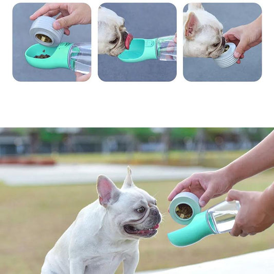 Dog Going Out Water Bottle Portable Water Food Cup Outdoor Drinking Fountain Walking Dog Drinking Device Portable Pet Accompanying Water Cup