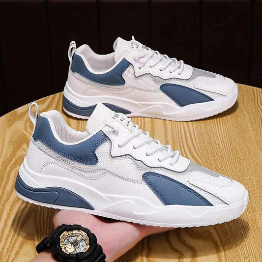 Spring and Autumn Men's Shoes Summer Breathable Thin Deodorant Mesh Shoes Versatile Flat Shoes Sports Casual Shoes