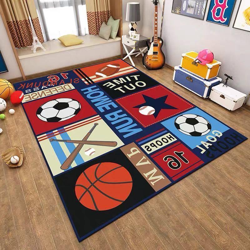 Living Room Home Children Crawling Mat Bedroom Room Cute Cartoon Bedside Carpet