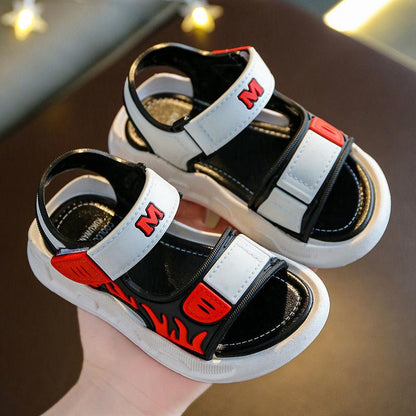 Boys Sandals Tide In Summer, Big Children's Soft-soled Non-slip Children's Children's Baby Boys Beach Shoes