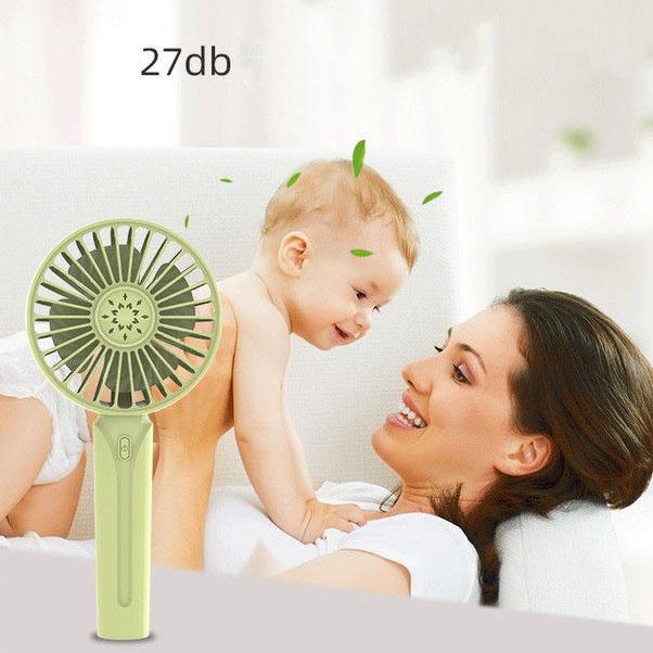 Usb Mini Fan Handheld Charging Silent Fan Student Dormitory Bed Big Wind Fan Portable Portable Electric Fan