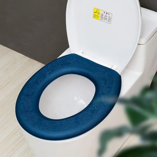 Universal Toilet Cushion Cover Waterproof and Warm Toilet Seat Cushion Household Paste Type Four Seasons Toilet Seat Toilet Seat