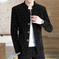 Fashion Men's Suit Korean Style Slim Casual Single Velvet Youth Suit