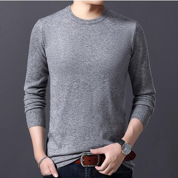 Sweater Men Brand Clothing   Autumn Winter New Arrival Slim Warm Sweaters O-Neck Pullover Men