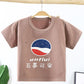 Summer Kids Cute Printing T Shirts Short Sleeve Tops Korean Style O-neck Loose T Shirts For Children Girls and Boys