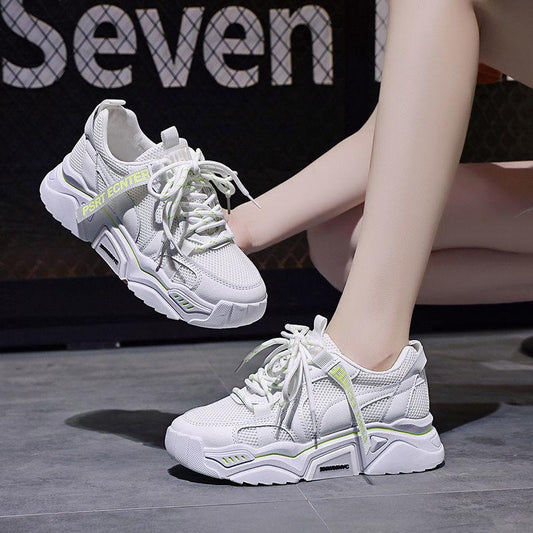 Spring and Summer All-match Soft Sole Ladies Sneakers Casual Outdoor Running Shoes Women's Fashion Breathable Shoes