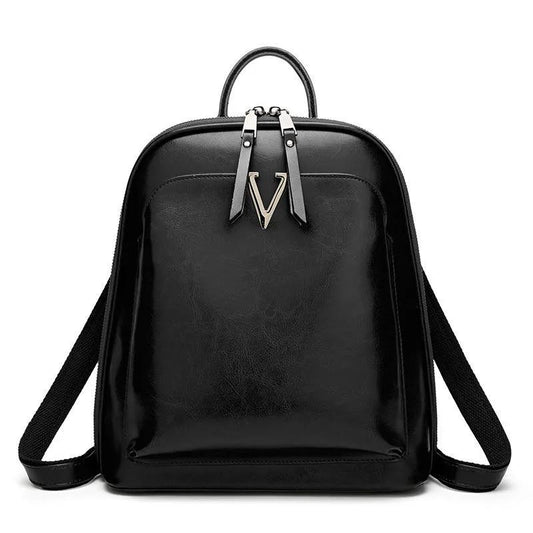 Real Genuine Leather Backpack Casual Multilayer Large Capacity College Elegant High Quality Shopping Travel