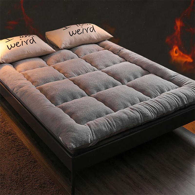 Bedroom Lamb Velvet Household Sleeping Mat Comfortable Warm Bed Student Dormitory Thick Cushion