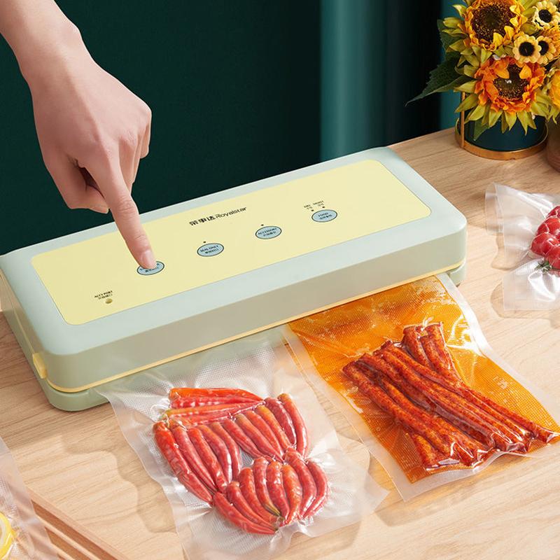 10Pcs Bags Foe Free Best Food Vacuum Sealer Automatic Commercial Household Food Vacuum Sealer Packaging Machine