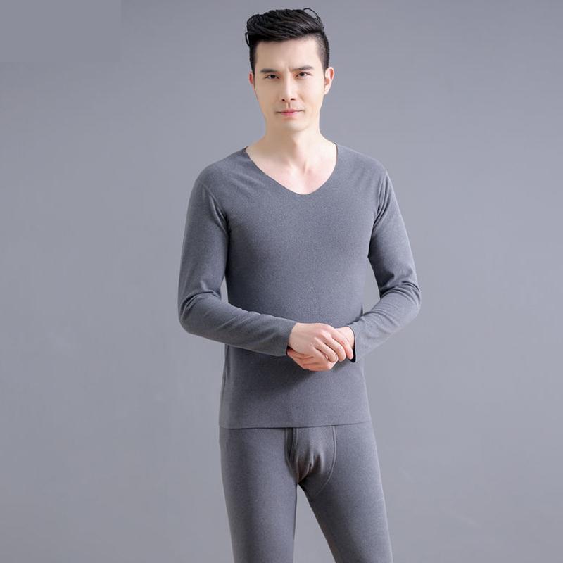 Winter Seamless Quick-heat Thermal Underwear Men's Autumn Clothing Long Pants Suit Self-heating Constant Temperature