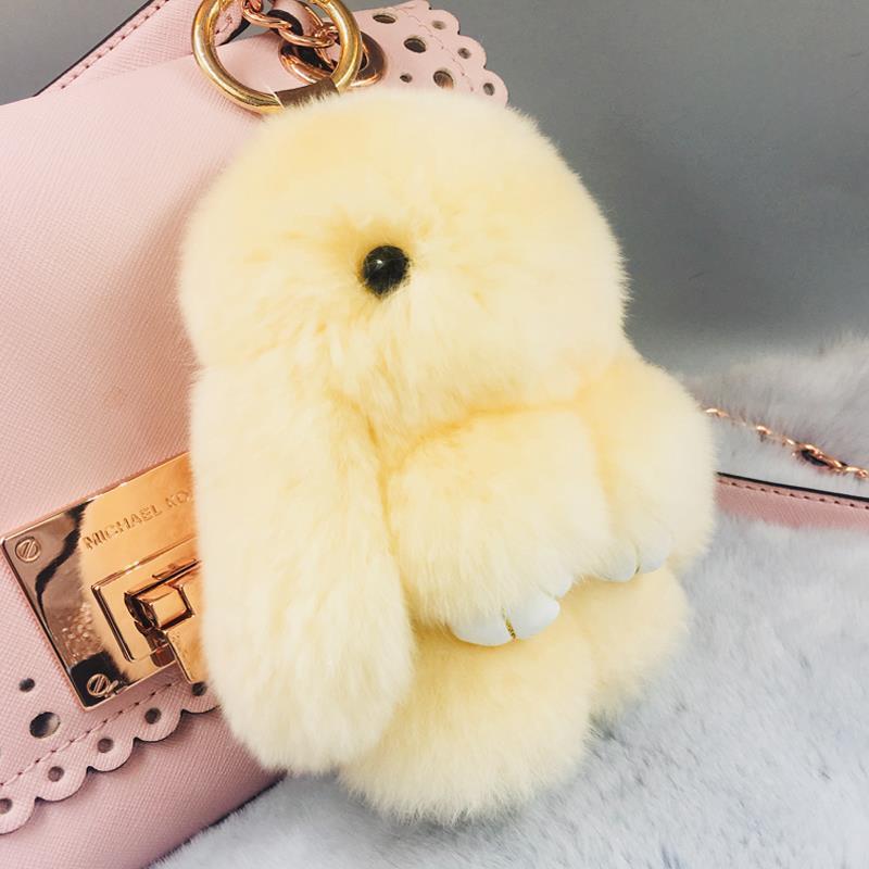 Cute Rabbit Doll Little Rabbit Plush Toy Mobile Phone Pendant Hanging Ear Rabbit Doll Long Ear Rabbit Schoolbag Pendant