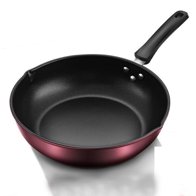 Non-stick Wok Household Cooking Pot and Pans Family Dinner Wok Tableware Household Pan Frying Pan