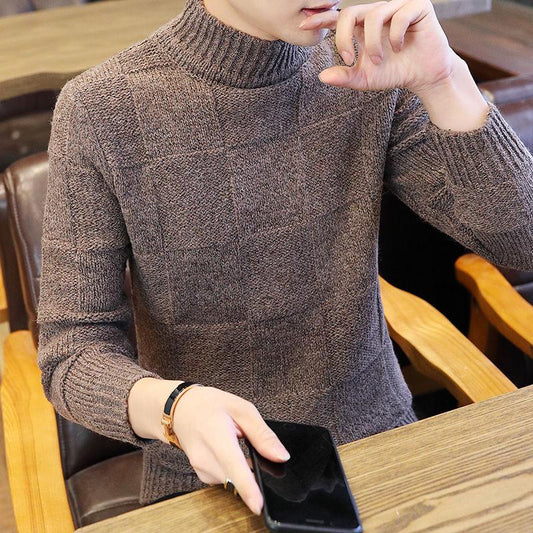 2019 Autumn Fashion Casual Sweater Slim Fit Knitting Mens Sweaters and Pullovers Men Pullover Men